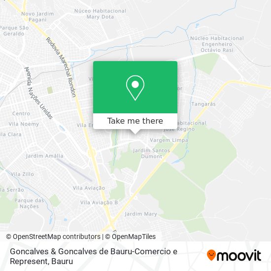 Goncalves & Goncalves de Bauru-Comercio e Represent map