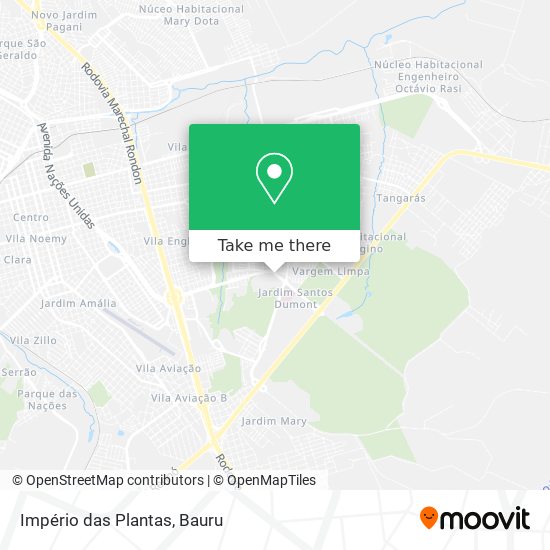 Império das Plantas map
