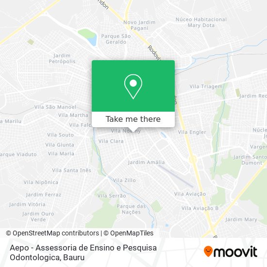 Mapa Aepo - Assessoria de Ensino e Pesquisa Odontologica