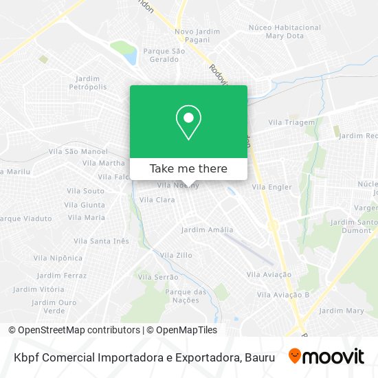 Kbpf Comercial Importadora e Exportadora map