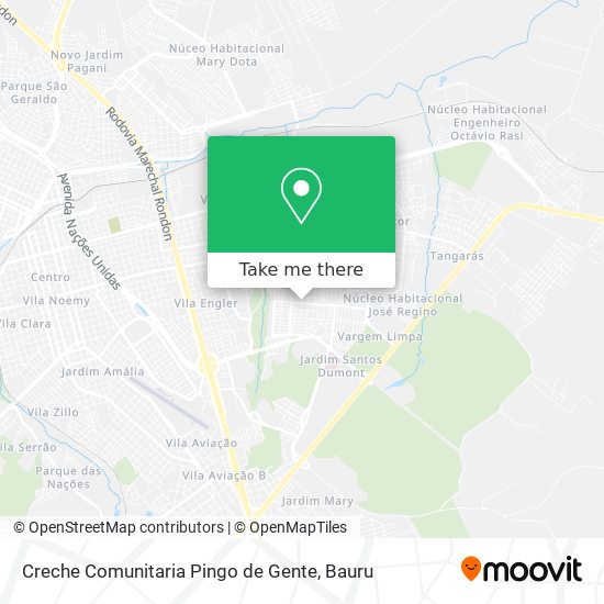 Creche Comunitaria Pingo de Gente map