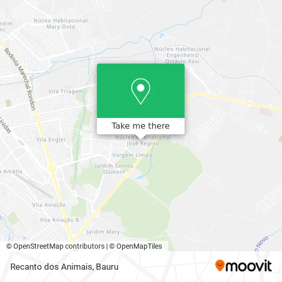 Recanto dos Animais map