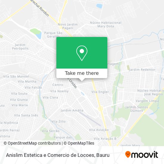 Anislim Estetica e Comercio de Locoes map
