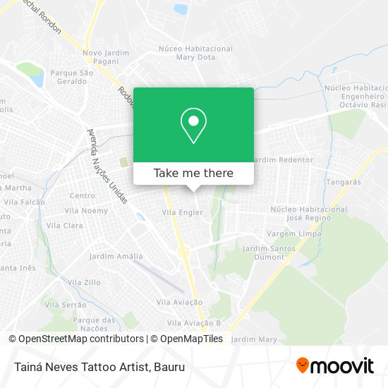 Tainá Neves Tattoo Artist map