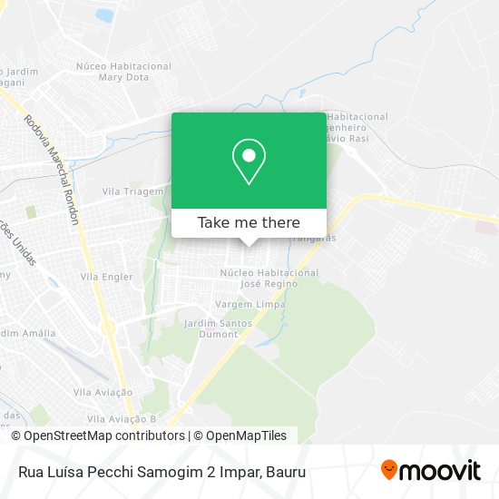 Rua Luísa Pecchi Samogim 2 Impar map