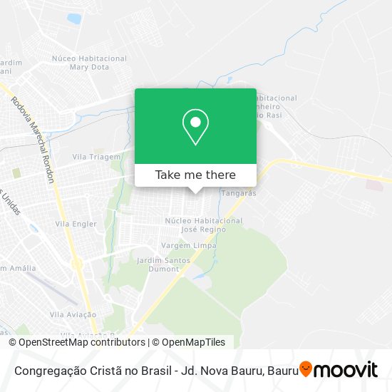 Congregação Cristã no Brasil - Jd. Nova Bauru map