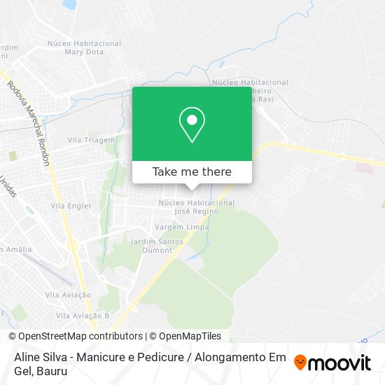 Aline Silva - Manicure e Pedicure / Alongamento Em Gel map