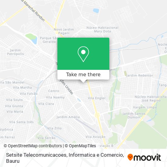 Setsite Telecomunicacoes, Informatica e Comercio map