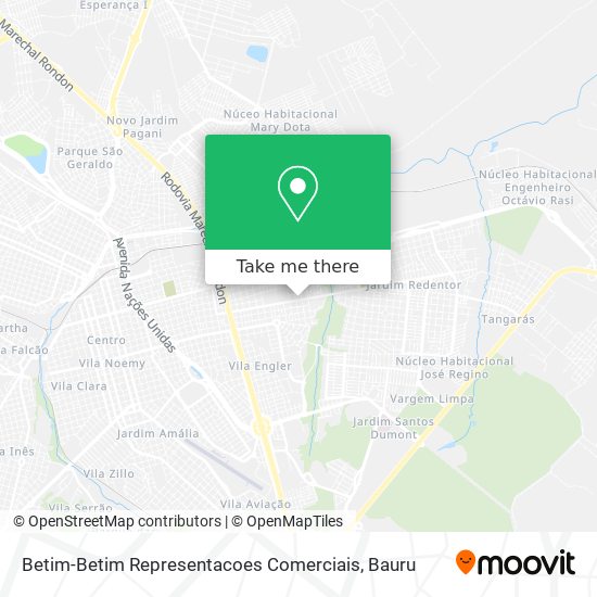 Betim-Betim Representacoes Comerciais map