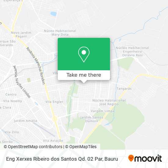 Eng Xerxes Ribeiro dos Santos Qd. 02 Par map