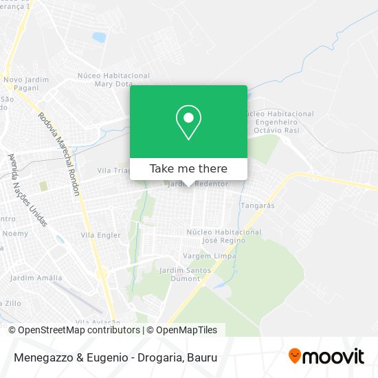 Mapa Menegazzo & Eugenio - Drogaria