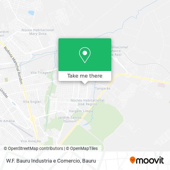 W.F. Bauru Industria e Comercio map