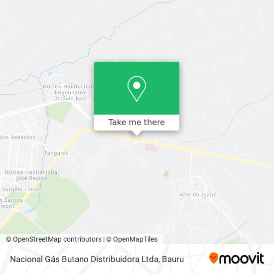 Nacional Gás Butano Distribuidora Ltda map
