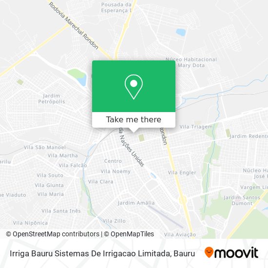 Irriga Bauru Sistemas De Irrigacao Limitada map