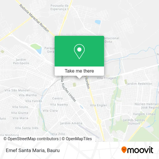 Emef Santa Maria map