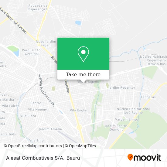 Alesat Combustíveis S/A. map