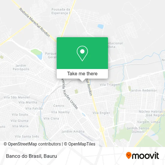 Banco do Brasil map