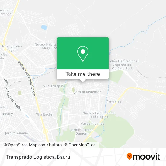 Transprado Logistica map