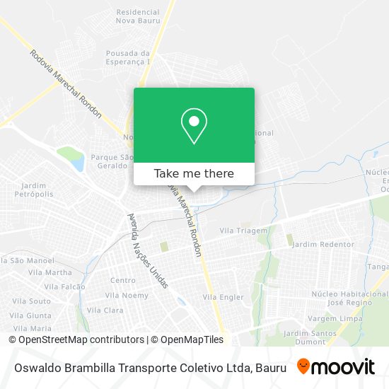 Oswaldo Brambilla Transporte Coletivo Ltda map