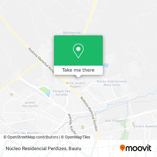 Núcleo Residencial Perdizes map