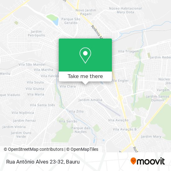 Rua Antônio Alves 23-32 map