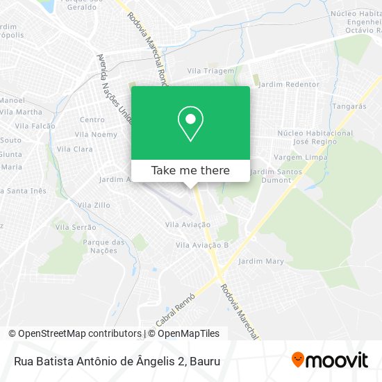 Rua Batista Antônio de Ângelis 2 map