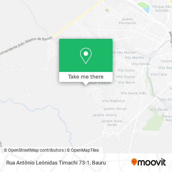 Mapa Rua Antônio Leônidas Timachi 73-1