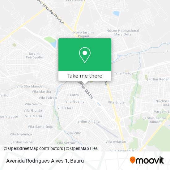 Avenida Rodrigues Alves 1 map