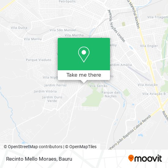 Recinto Mello Moraes map