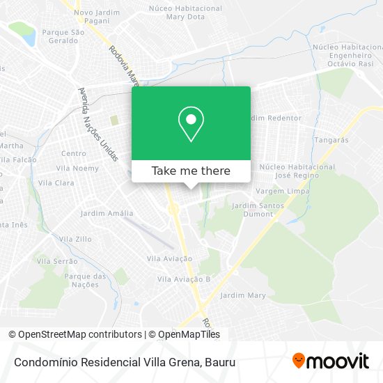 Condomínio Residencial Villa Grena map