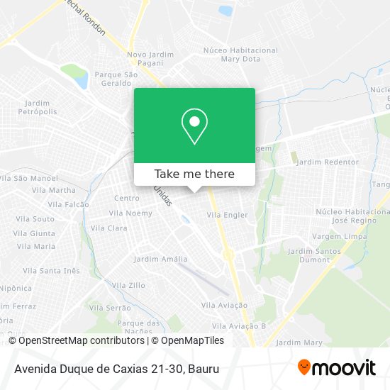 Mapa Avenida Duque de Caxias 21-30