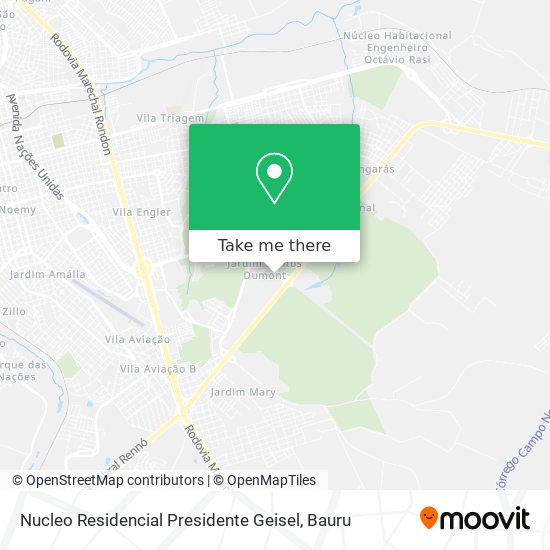 Nucleo Residencial Presidente Geisel map