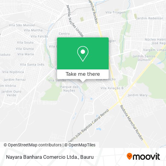 Nayara Banhara Comercio Ltda. map