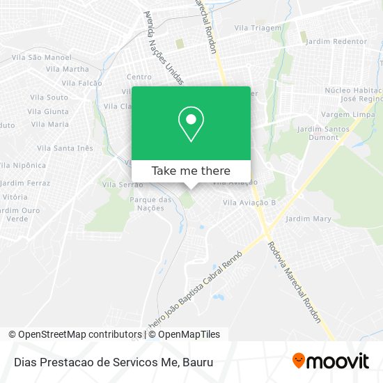 Mapa Dias Prestacao de Servicos Me