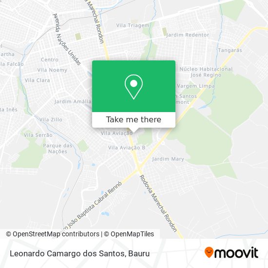 Leonardo Camargo dos Santos map