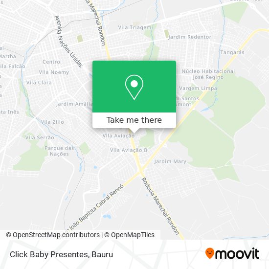 Click Baby Presentes map