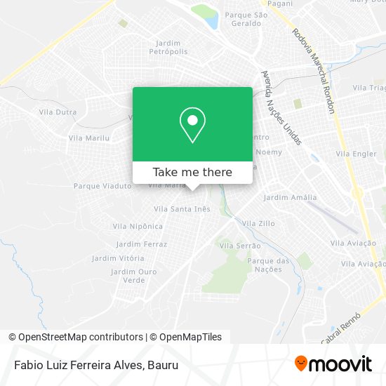 Mapa Fabio Luiz Ferreira Alves