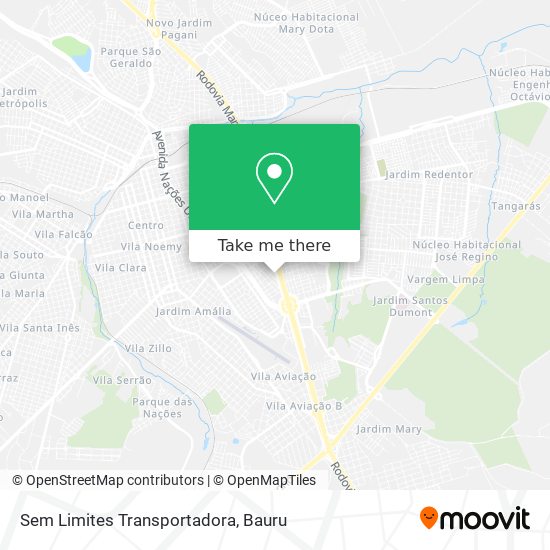 Sem Limites Transportadora map