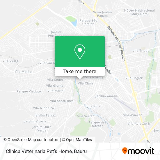 Clinica Veterinaria Pet's Home map