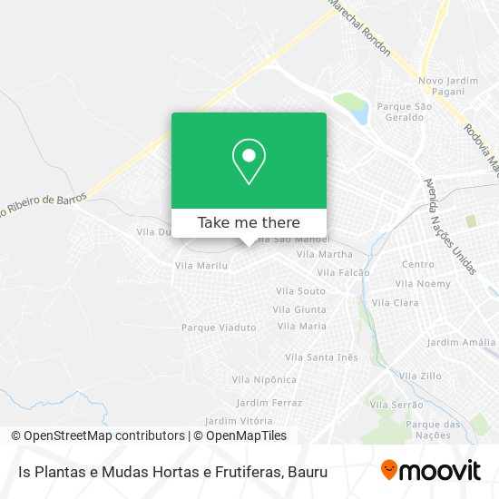 Mapa Is Plantas e Mudas Hortas e Frutiferas