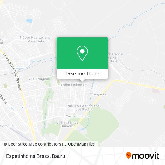 Espetinho na Brasa map