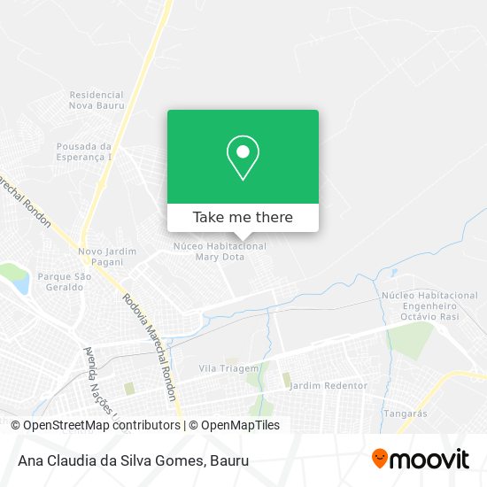 Ana Claudia da Silva Gomes map