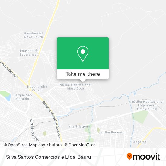 Silva Santos Comercios e Ltda map