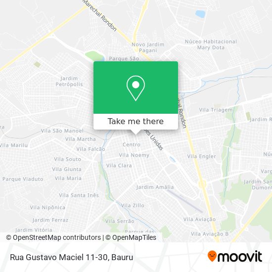 Mapa Rua Gustavo Maciel 11-30