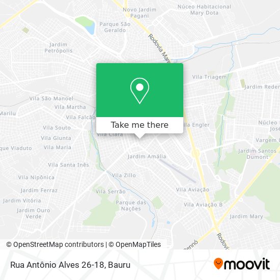 Rua Antônio Alves 26-18 map