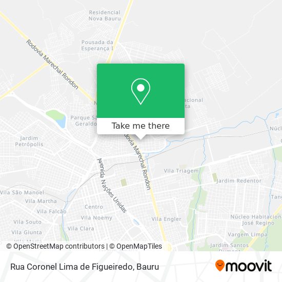Rua Coronel Lima de Figueiredo map