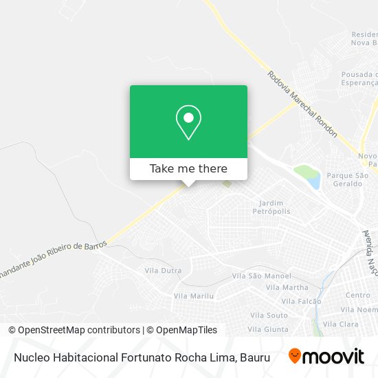 Nucleo Habitacional Fortunato Rocha Lima map