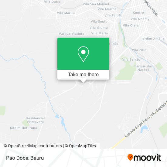 Pao Doce map