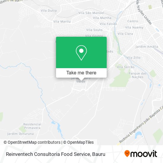 Mapa Reinventech Consultoria Food Service