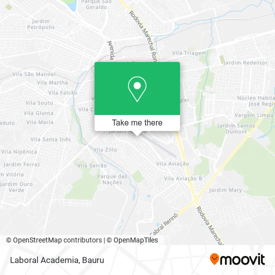 Laboral Academia map